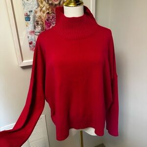 Pink Turtleneck Sweater - Classic Cozy Style